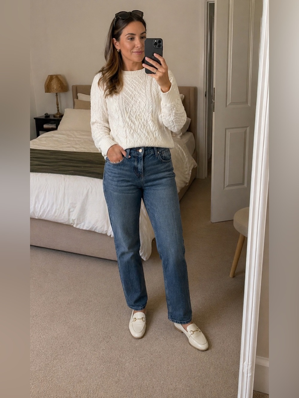 Mid Rise Straight Leg Women's Jeans Size 6 Wild Fable